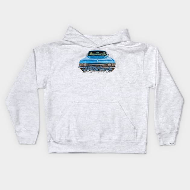 1965 Chevrolet Impala Super Sport Hardtop Coupe Kids Hoodie by Gestalt Imagery